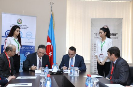 “Bir Pəncərə” İxraca Dəstək Mərkəzi ilə Azərbaycan Standartlaşma İnstitutu memorandum imzalayıb