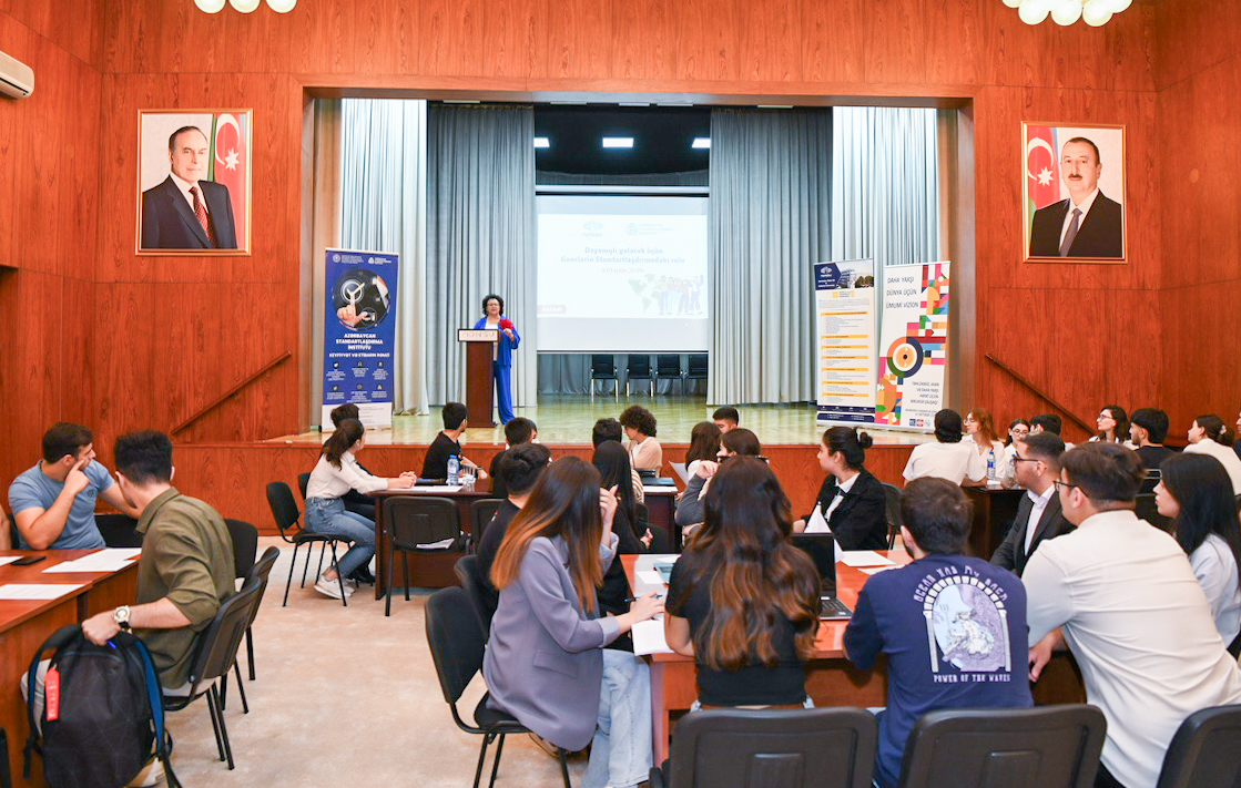 AZSTANDART “Dayanıqlı gələcək üçün gənclərin standartlaşdırmadakı rolu” mövzusunda seminar keçirib