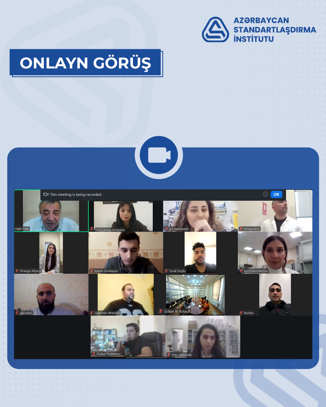 AZSTAND tərəfindən növbəti daxili auditor təlimi təşkil olunub