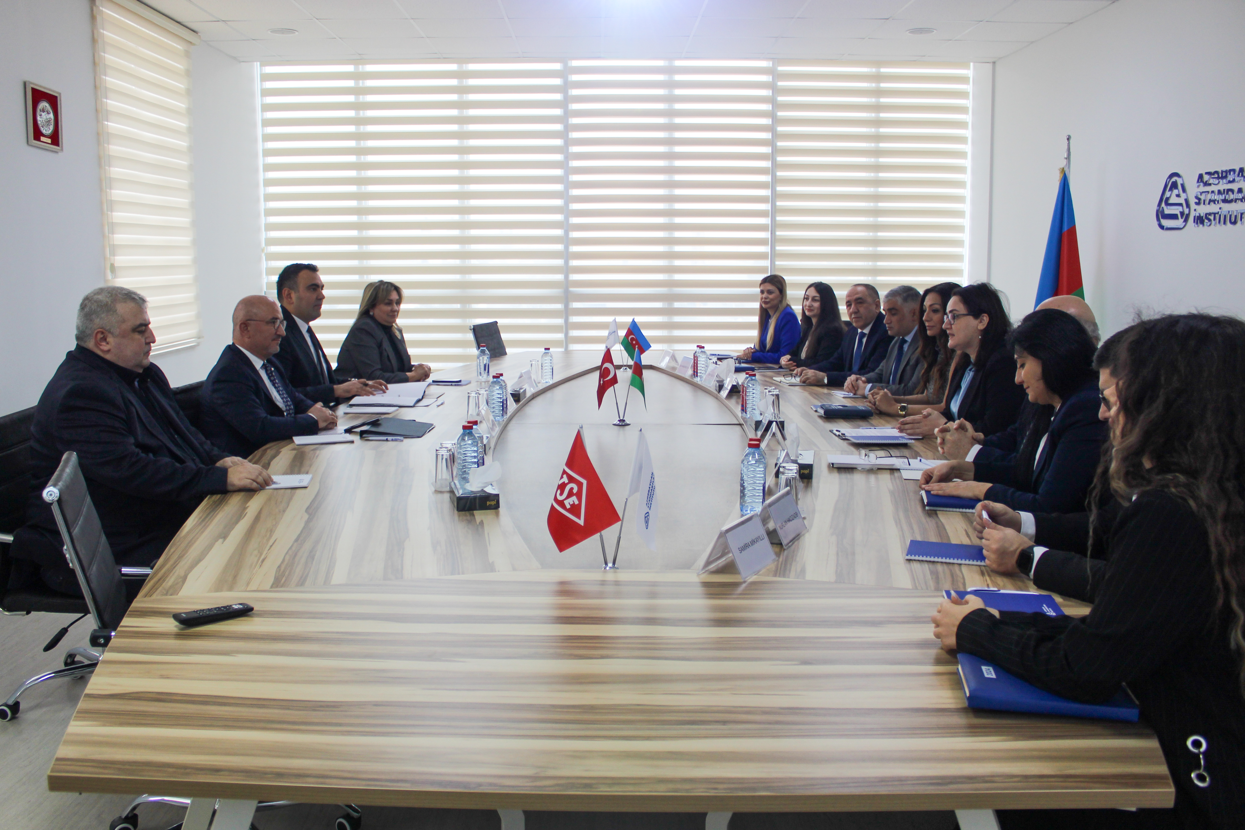 AZSTAND-da Türk Standartlar İnstitutunun nümayəndə heyəti ilə görüş keçirilib