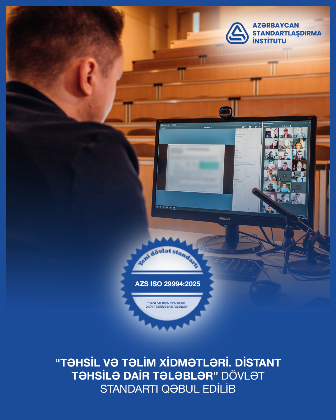 Ölkədə distant təhsil xidmətləri üzrə yeni dövlət standartı qəbul edilib