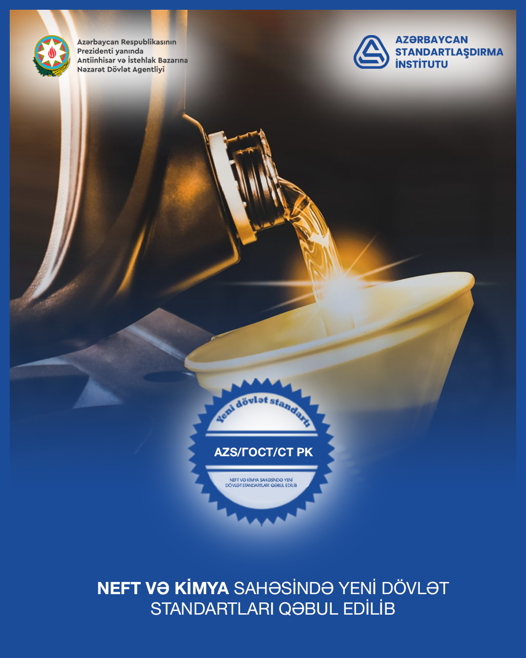 Ölkədə neft və kimya sahəsində yeni dövlət standartları qəbul edilib