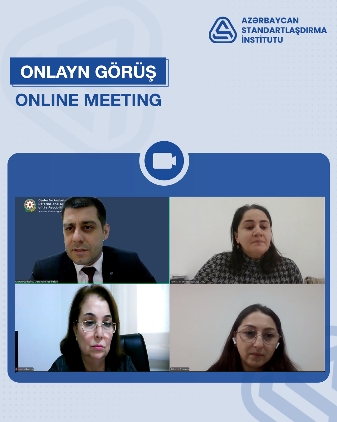 AZSTAND və Azexport portalı nümayəndələri arasında görüş keçirilib