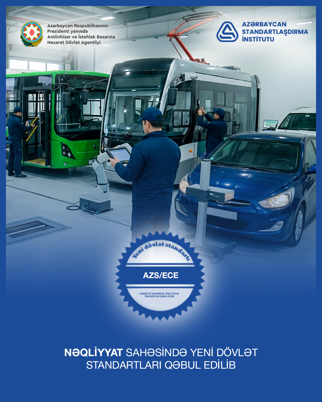 Ölkədə nəqliyyat sahəsində yeni dövlət standartları qəbul edilib